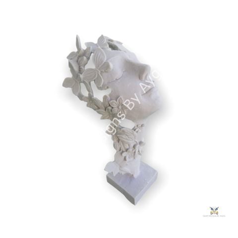 Boyanabilir Polyester Ham Objeler -KELEBEKLİ MASK