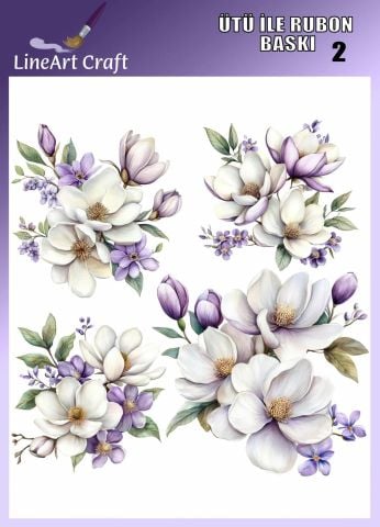 ÜTÜ ILE RUB ON TRANSFER – NO: 2 30×30 CM