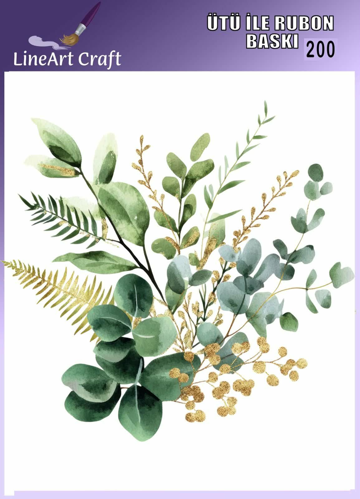 ÜTÜ ILE RUB ON TRANSFER – NO: 200 30×30 CM