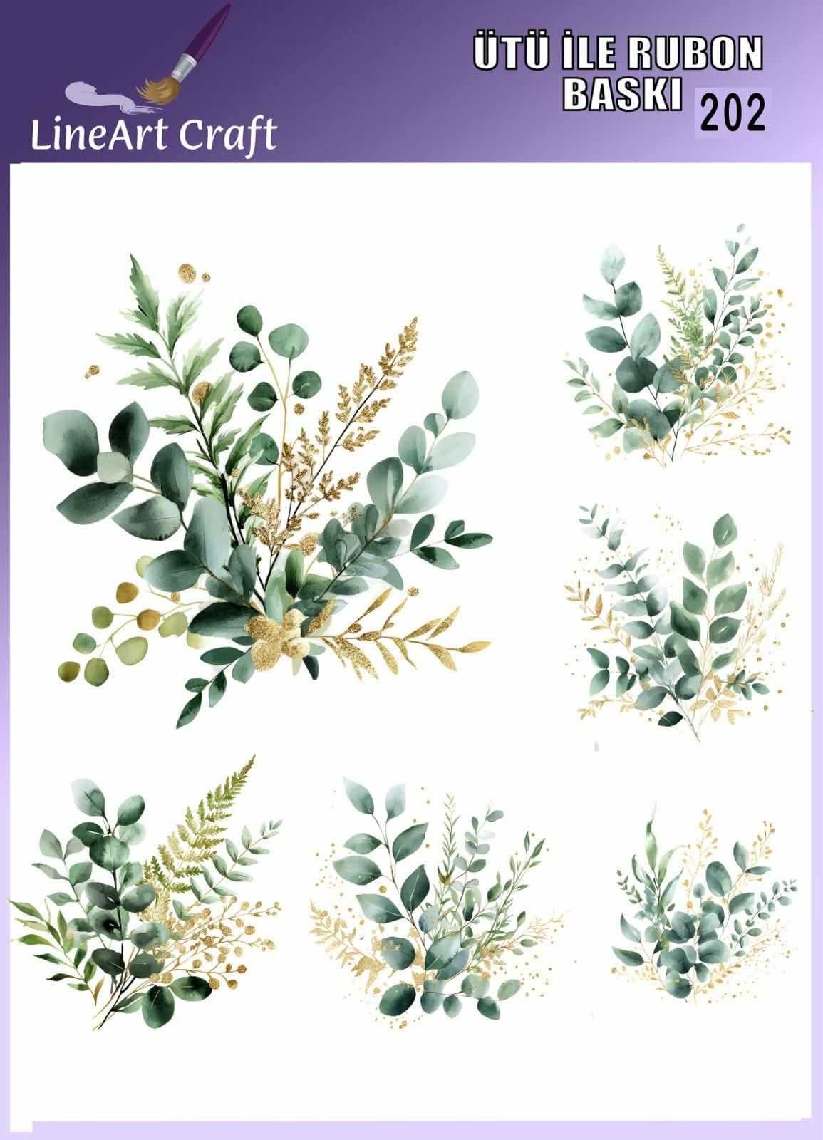 ÜTÜ ILE RUB ON TRANSFER – NO: 202 30×30 CM