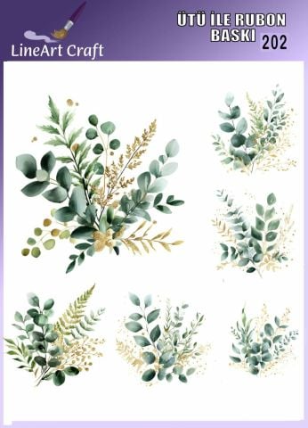 ÜTÜ ILE RUB ON TRANSFER – NO: 202 30×30 CM