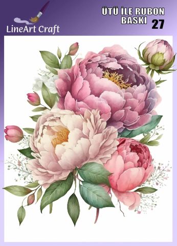 ÜTÜ ILE RUB ON TRANSFER – NO: 27 30×30 CM